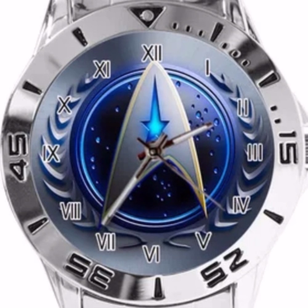 Nerd Love!! Custom Star Trek Stainless Steel Watch - Picture 2 of 6